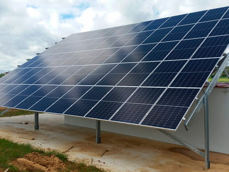 Trabajos de planta solar para autoconsumo en Caleruega