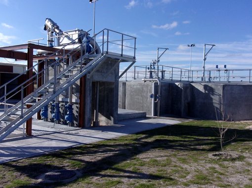 Estación de depuración de aguas residuales en Portillo (Valladolid)