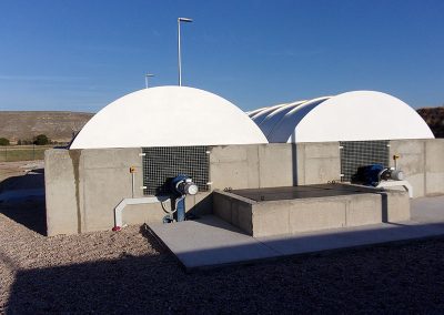 Estación de depuración de aguas residuales en Castrojeriz (Burgos)