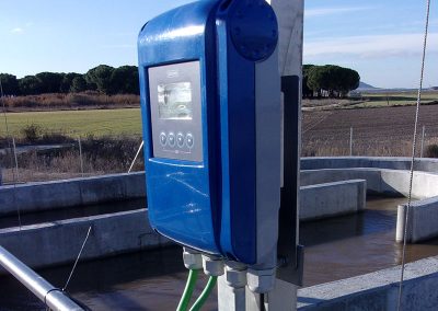 Estación de depuración de aguas residuales en Portillo (Valladolid)