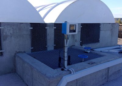 Estación de depuración de aguas residuales en Castrojeriz (Burgos)